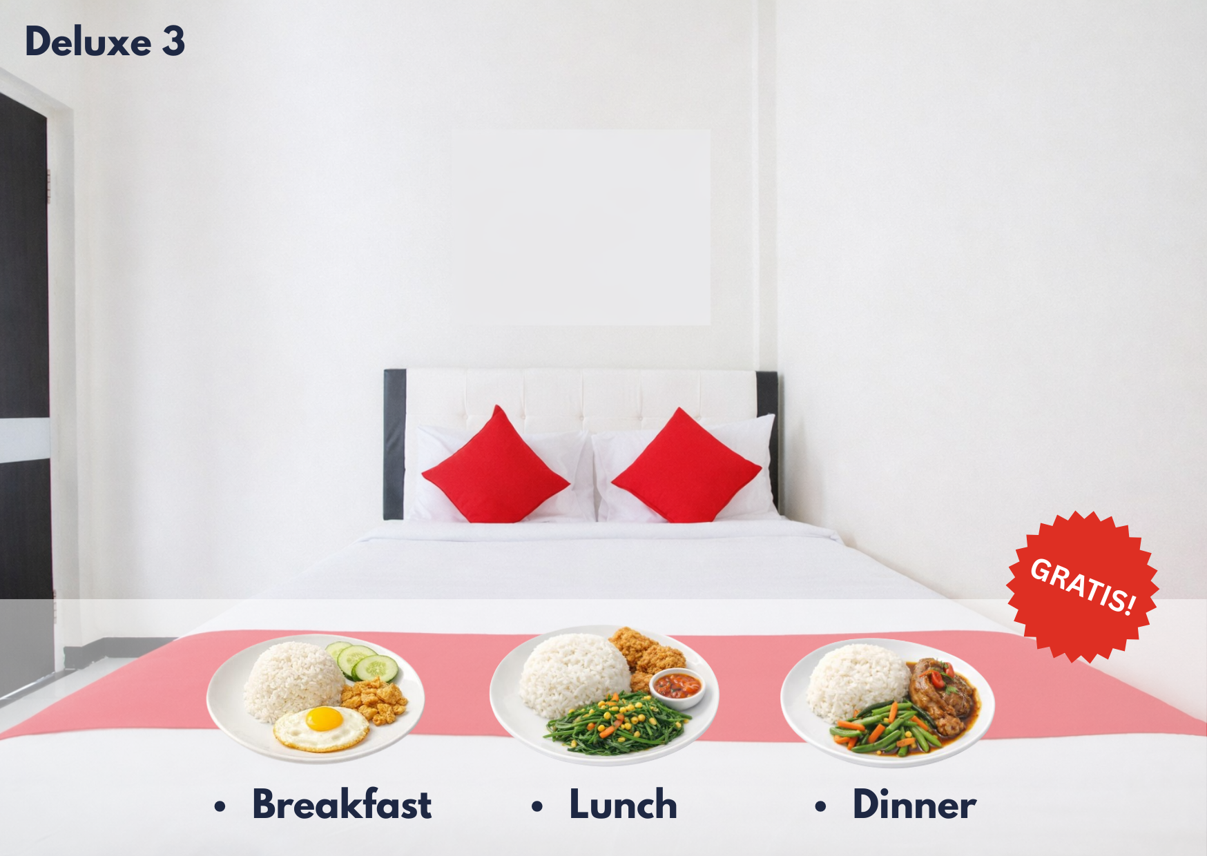 Malang Deluxe 3 + GRATIS SARAPAN + MAKAN SIANG + MALAM SETIAP HARI