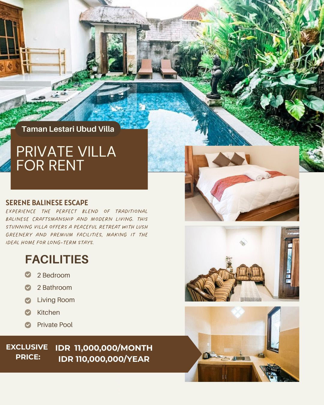 Taman Lestari Ubud Villa